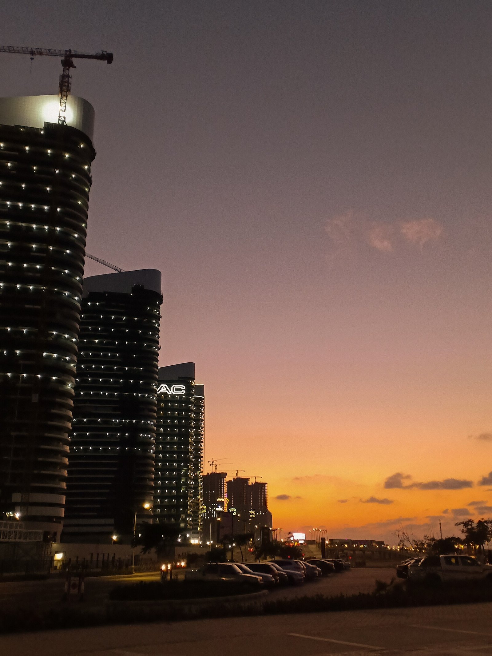 Modern towers in New Alamein